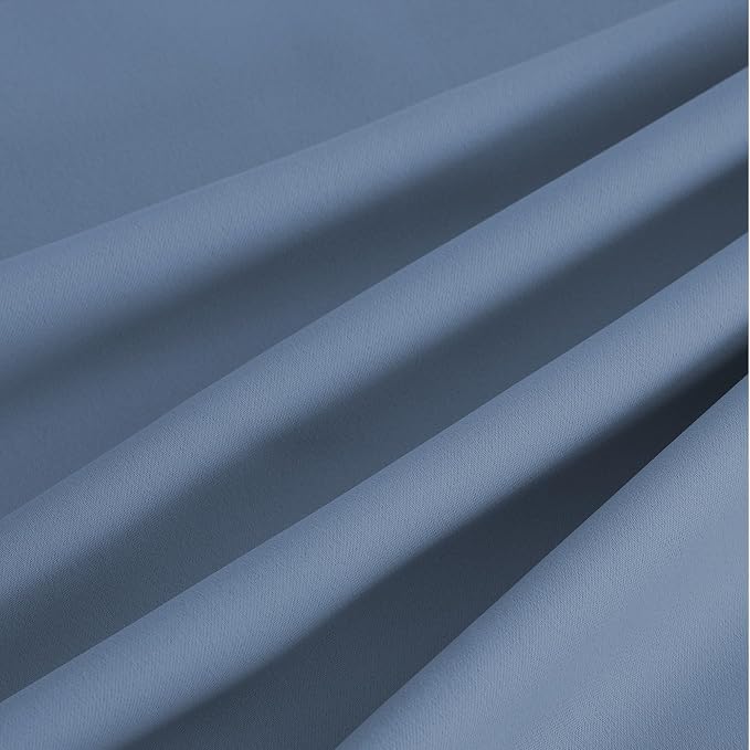 NICETOWN Stone Blue Energy Saving Drapes - Image 9