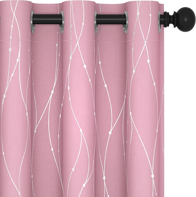 Deconovo Living Room Curtains 72 Inches Long, Thermal Insulated, Room Darkening by Unknown