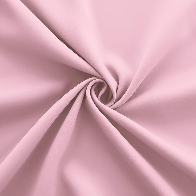 KOUFALL Light Pink Blackout Curtains 72 x 84 Inches Long - Image 7