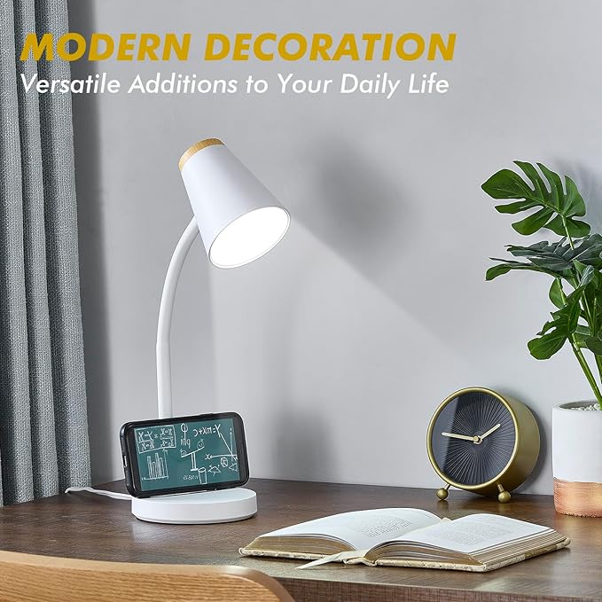 EJIAXIN Desk Lamp for College Dorm Room - Image 4