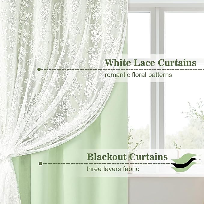 Yinhua Double Layer Blackout Curtains - Image 2