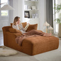Oversized Chaise Lounge Chair Indoor, Comfy Fluffy Cloud Couch, Modern Deep by JEEOHEY
