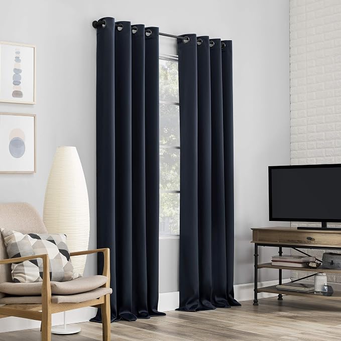 Sun Zero Nordic 2-pack Theater Grade Extreme 100% Blackout Grommet Curtain - Image 7
