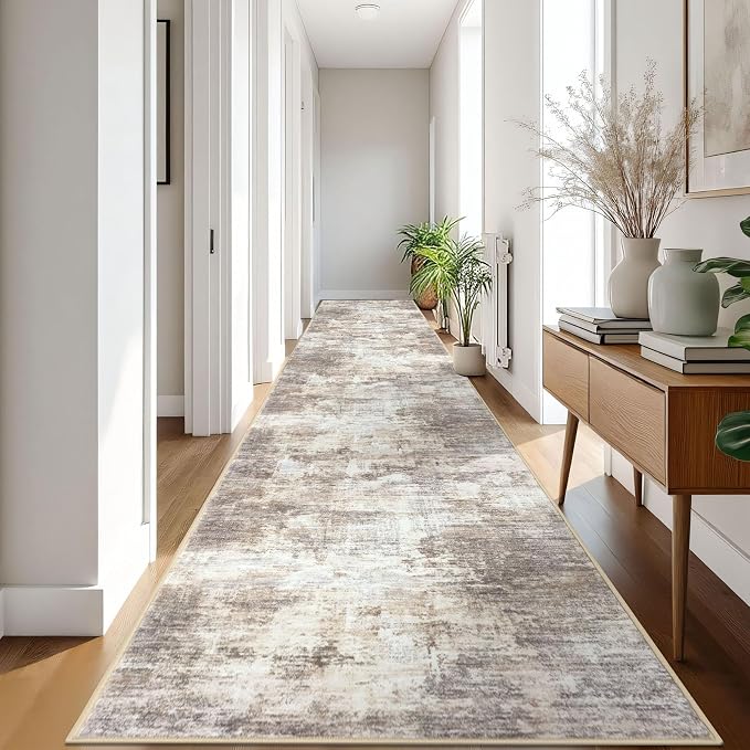 Abstract Runner Rug 3x18 Ft Extra Long Washable Runners - Image 8