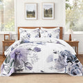 Quilt King Size, Reversible Polyester Coverlet Set by Andency