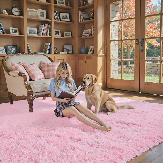 Area Rugs 10x14 for Living Room, Upgrade Fuzzy Plush Carpet for Bedroom Dorm - Image 7