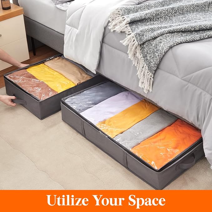 Lifewit 4 Pack UnderBed Storage Bags - Image 3
