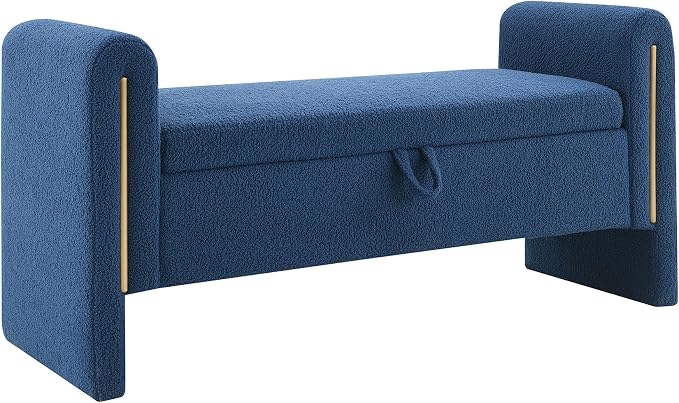 Modern Teddy Fabric Bed End Bench - Image 4