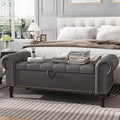 Apicizon 51” Bench with Storage, Upholstered Tufted Button Bedroom Bench with by APICIZON