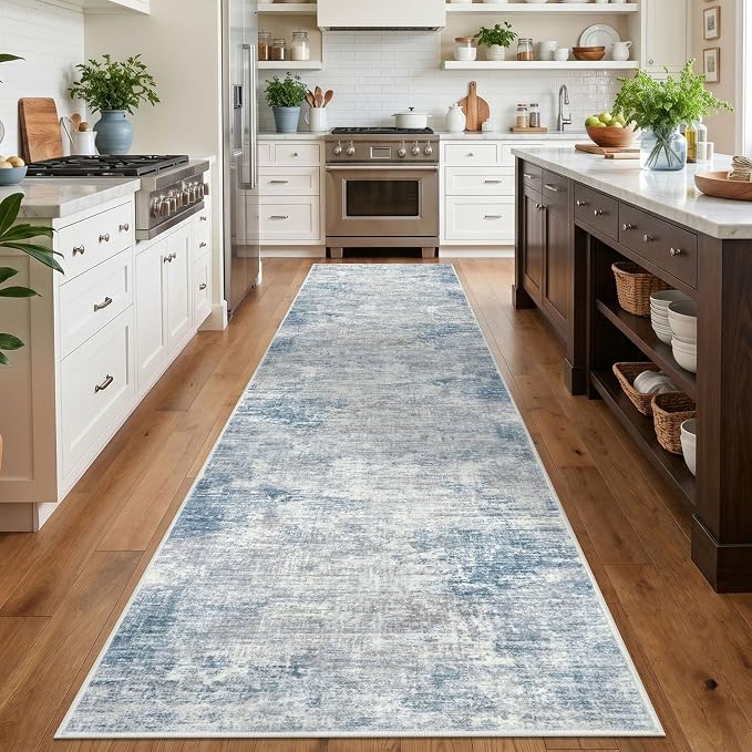 Abstract Runner Rug 3x14 Ft Washable Runners - Image 3