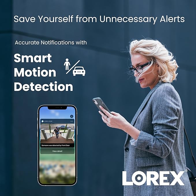 Lorex 4K Fusion DVR for Security System | 20 Channel (16 Wired + 4 Fusion) | 2TB Local Storage | Smart Motion Detection | Active Deterrence | No Monthly Fees | Voice Control | Expandable to 16TB