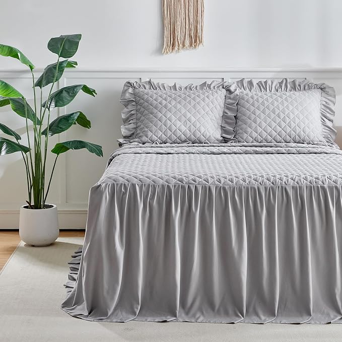 Ruffle Skirt Bedspread Set - Image 3