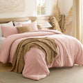 Bedsure King Comforter Set, Blush Pink Soft Prewashed Bedding by Unknown