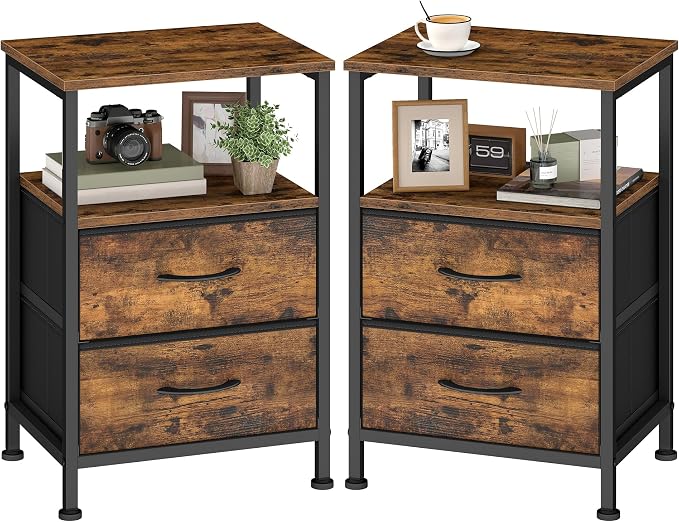 SONGMICS Nightstand, Bed Side Table, End Table by SONGMICSbySONGMICSHOME