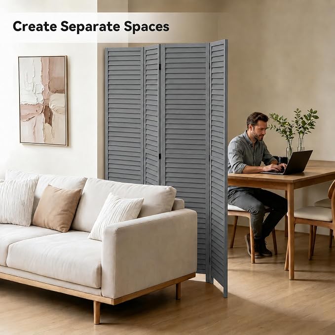 Wood Room Divider - Image 6