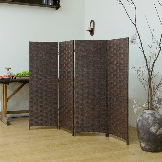 4 Panel Short Room Divider Screen - Image 2