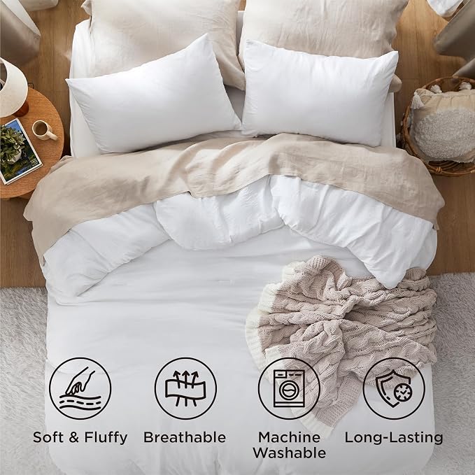 Bedsure Full Comforter Set, 3 Pieces GentleSoft™ Bed Set, 1 Lightweight - Image 4