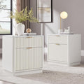 T4TREAM 23'' Fluted Nightstand Set of 2 by T4TREAMFurniture