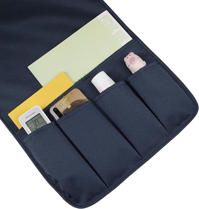5 Pockets Remote Control Holder, Magazine Rack, Space Saver Organizer, Draped - Image 5