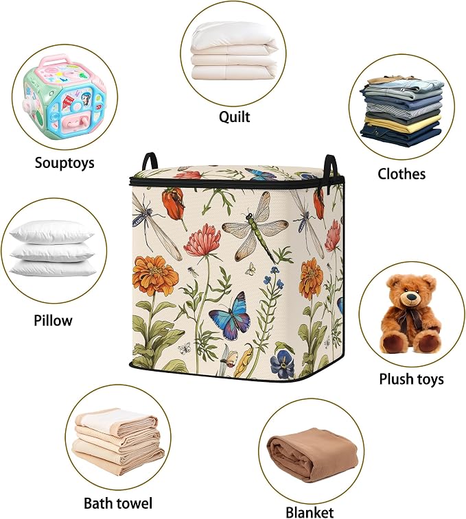 2pcs storage bags for bedding, blanket organizer - Image 2