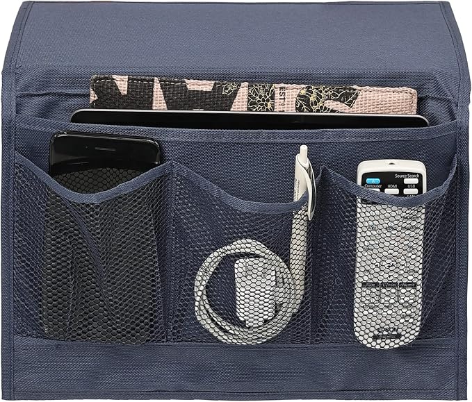 Surblue Bedside Caddy 4 Pockets Bedside Storage Organizer - Image 2