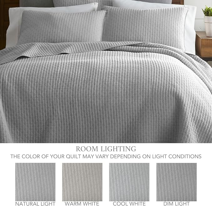 Levtex Home Cross Stitch Reversible Full Bedspread Set - Image 4