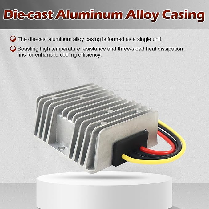DC Converter 12V to 24V 4A Step Up Converter DC Voltage Regulator Power Converter Waterproof Module Transformer for Led Project, Horn, Dashboard...