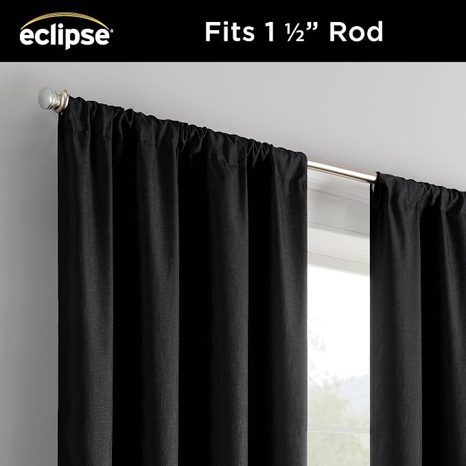 Eclipse Kendall Thermaback Blackout Curtain Set - Image 4