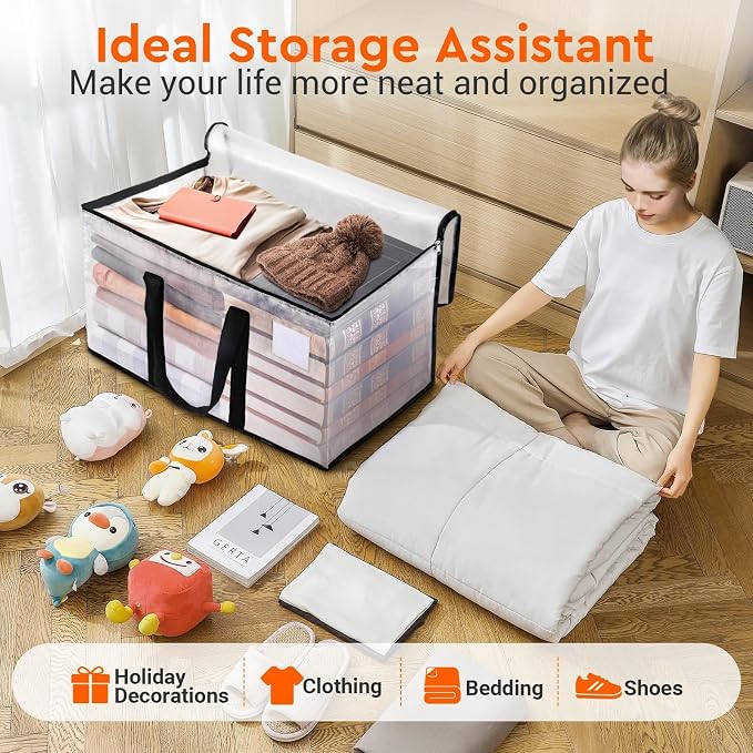BlissTotes Moving Bags, 125L 8-Pack Storage Bags, Moving Boxes | Moving Box - Image 5