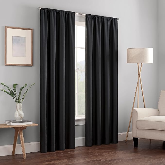Eclipse Kendall Blackout Rod Pocket Curtain by EclipseCurtains
