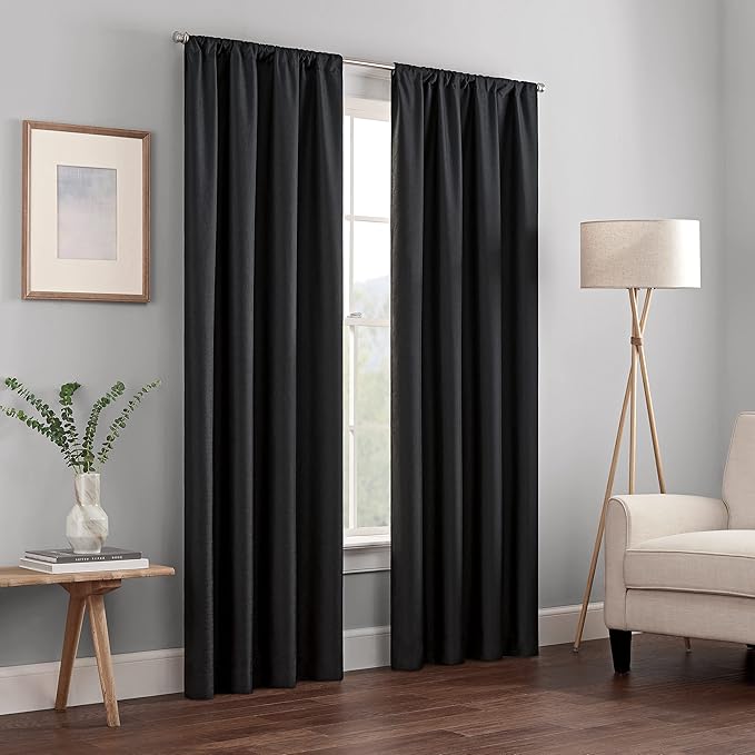 Eclipse Kendall Blackout Rod Pocket Curtain by EclipseCurtains