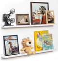 Fun Memories Picture Ledge Shelf, 36 Inch Floating Shelves Set of 2, Nursery by FunMemories