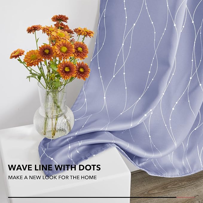 Deconovo Blackout Back Tab Curtains - Image 5