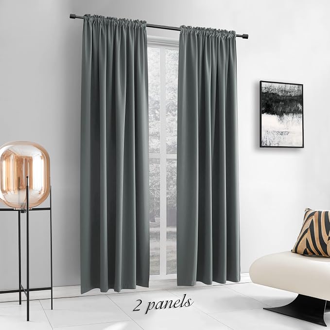 Patio Blackout Curtain Panels by DONREN