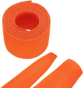 MECCANIXITY Braided Cable Sleeves Heat Shrinkable Fabric Sleeving, 7/8" 3ft Orange 2:1 Ratio Heat Shrinkable Cord Protector for Harness Cable, Network Cable Protection, Cable Management