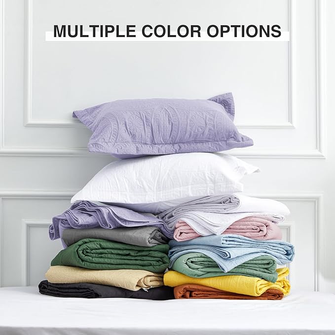 Love's cabin Twin Quilt Set Lavender Bedspreads Bedding Set - Image 8