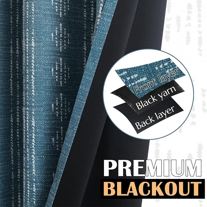 jinchan Boho Blackout Curtains 96 Inches Long - Image 4