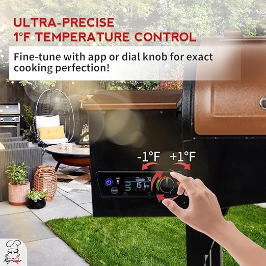 PID Trapezoidal Multifunctional Control Board Replacement for Pit Boss Pellet Grill for Lexington 540, Classic 700, Austin XL 1000, Matte Black 440FB1