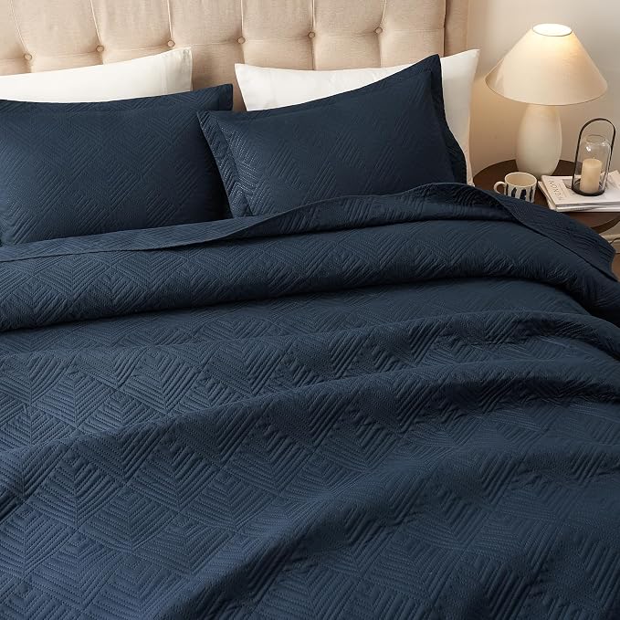 Hansleep Navy Quilt Queen Size - Image 3