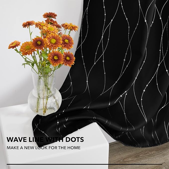 Deconovo Blackout Back Tab Curtains - Image 6
