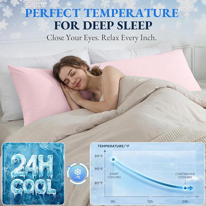 ELNIDO QUEEN Cooling Body Pillow Insert - Image 4