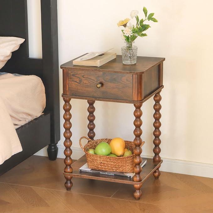 AWASEN Nightstand, Mid Century Modern Night Stand - Image 8