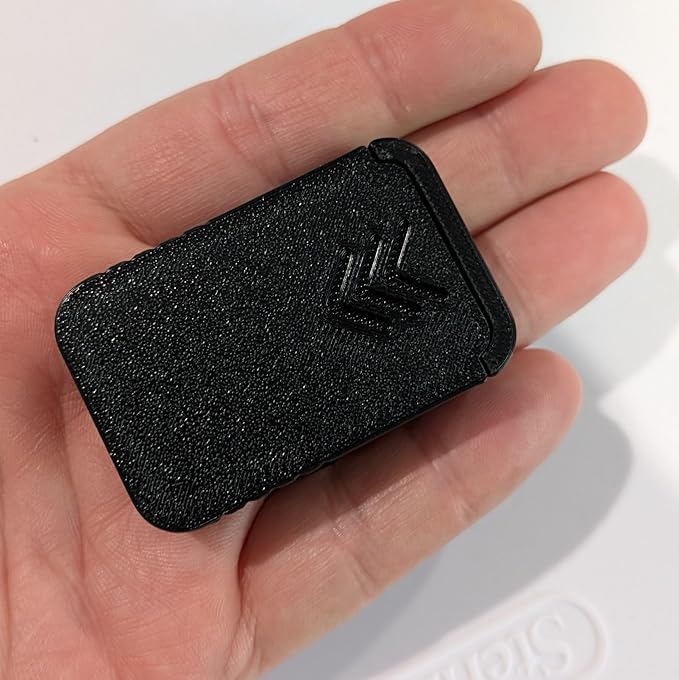 3BP - Size 13 Medium (6X) Hearing Aid Battery Case, New Slim Design Pocket Size Storage Container