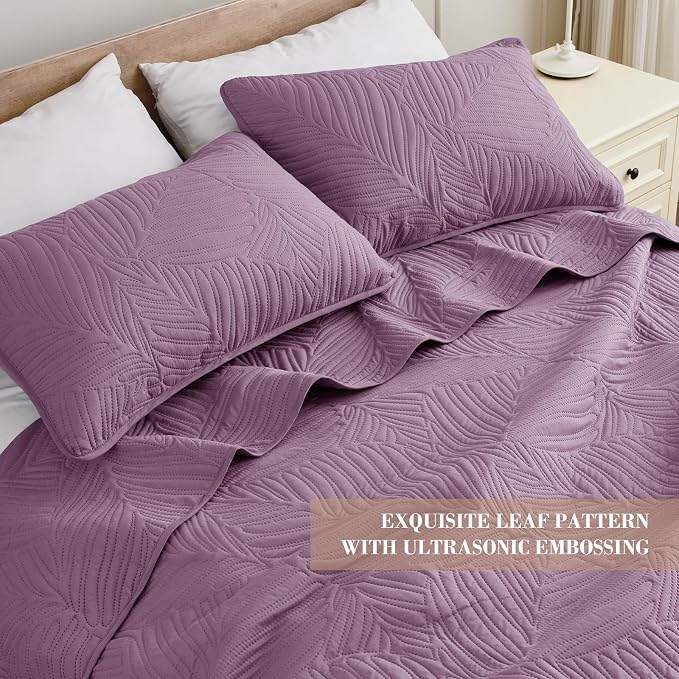 Exclusivo Mezcla California King Quilt Bedding Set, Microfiber Bedspreads | - Image 3