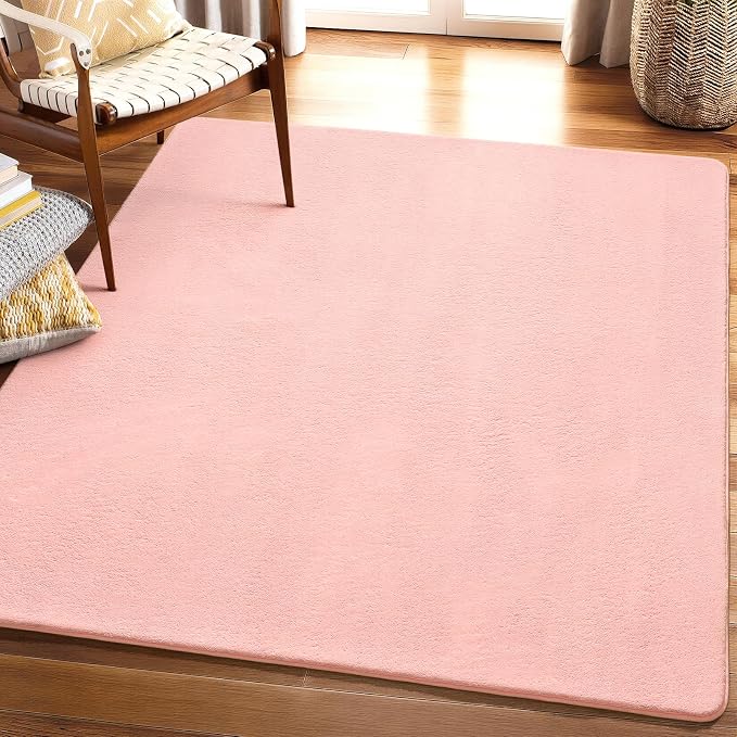4x4 Square Area Rugs for Bedroom Living Room, Modern Non Slip Minimalist Carpet - Image 8