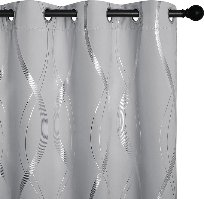 NICETOWN Kitchen Blackout Curtain Panels, Window Treatment Thermal Insulated by NICETOWN