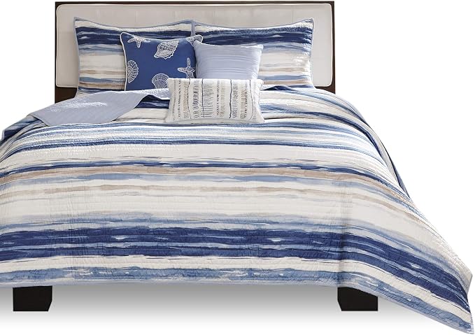 Madison Park Cottage Coastal Quilt Set, Lightweight Bedding Layer - Image 8