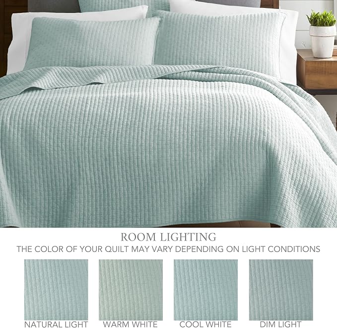 Levtex Home Cross Stitch Reversible Twin XL/Twin Quilt Set - Image 4