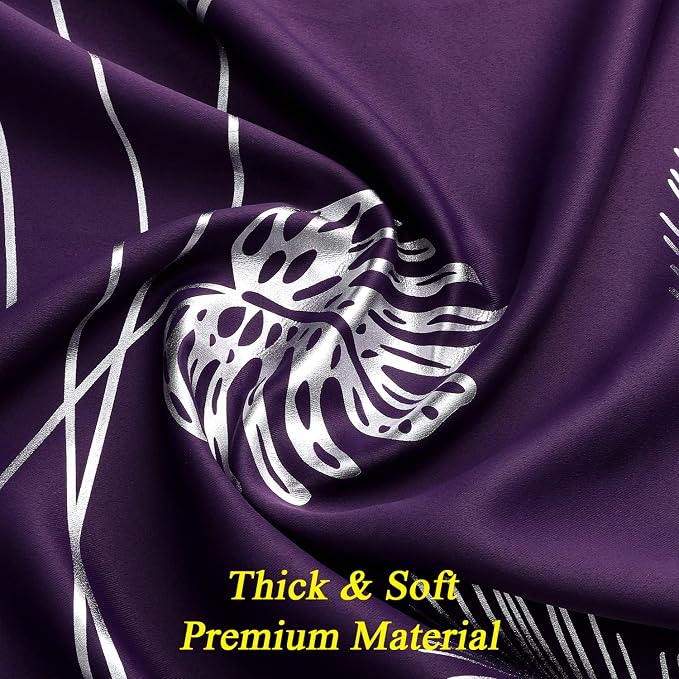 Purple Blackout Curtains for Sliding Door - Image 5