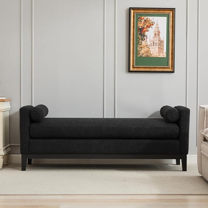 66.34" Upholstered End of Bed Bench - Image 3